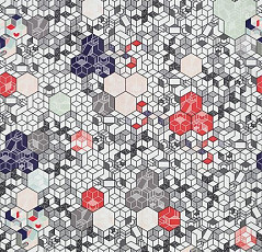 Линолеум Forbo Modul'up Compact Graphic 9307UP43C pastel kubik фото 1 | FLOORDEALER